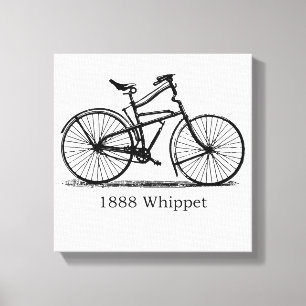 1888 Whippet Canvas Print