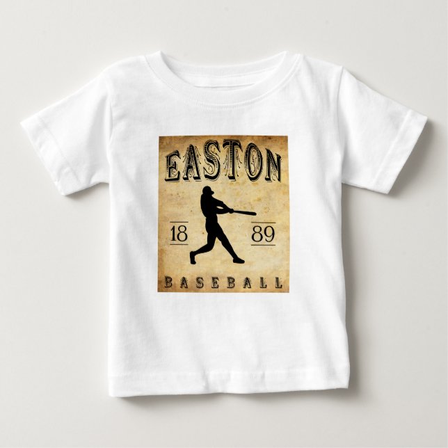 1889 Easton New Jersey Baseball Baby T-Shirt (Front)