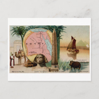1889 Egypt Vintage Card
