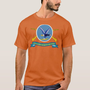 188th Glider Infantry Regiment w Br SSI Ribbon X T-Shirt