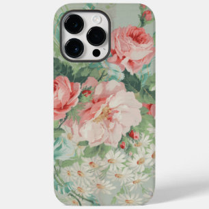 1890 British Vintage Fabric Roses & Daisies  Case-Mate iPhone 14 Pro Max Case