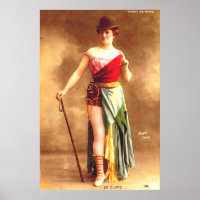 1890s De Clercq entertainer at Casino de Paris