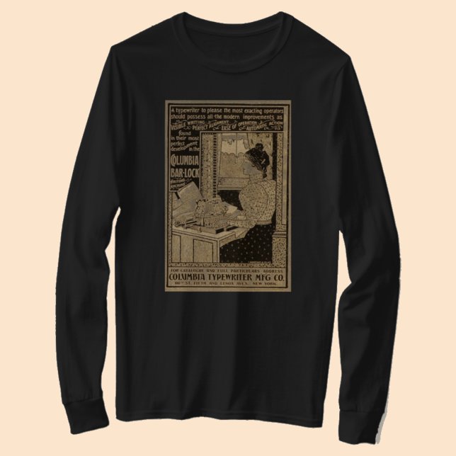 1890's Secretary at Typewriter T-Shirt (Creator Uploaded)