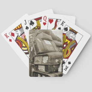 1890's TRAVEL LUGGAGE TEAMSTER WAGON SUITCASE Playing Cards