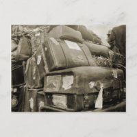 1890's TRAVEL LUGGAGE TEAMSTER WAGON SUITCASE
