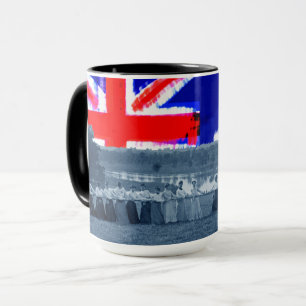 1890's Women Tug of War Tug-O-War Australia Flag Mug