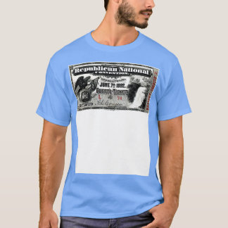 1892 Republican Convention Ticket T-Shirt