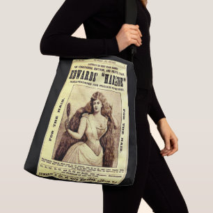 1893 ad for Harlene hair restorer Crossbody Bag