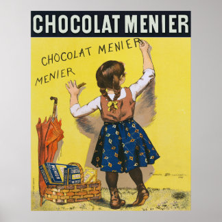 1893 French Candy Advertising Poster