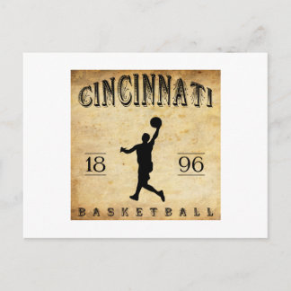 1896 Cincinnati Ohio Basketball Postcard