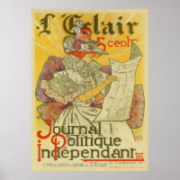 1897 French art nouveau journal advertising