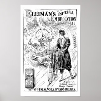 1897 Garments - Bicycle Riding Poster