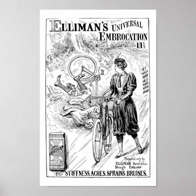 1897  Garments - Bicycle Riding Poster (Front)