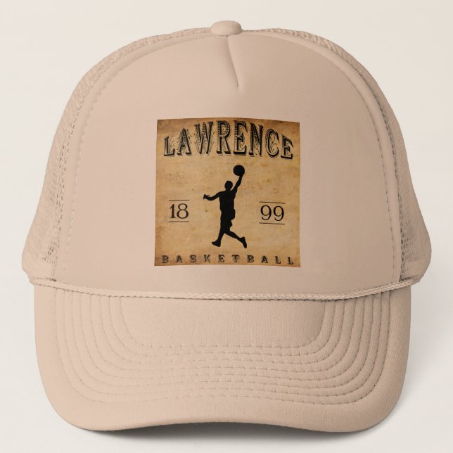 1899 Lawrence Kansas Basketball Trucker Hat (Front)