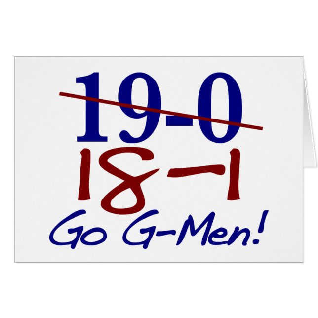 18-1 Go G-Men (Front Horizontal)