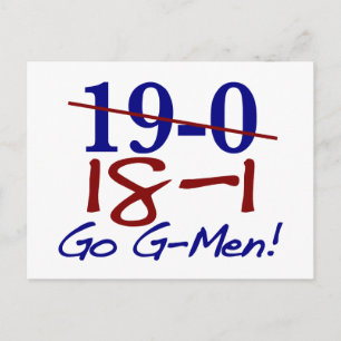 18-1 Go G-Men Postcard