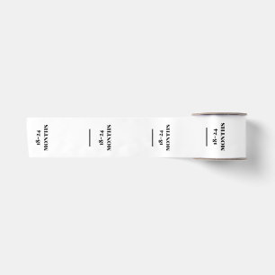18-24 Months Size Labels For Garment Clothing Satin Ribbon