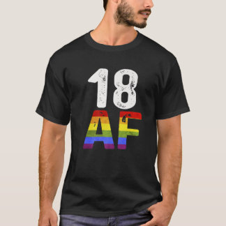 18 AF 18Th Birthday 2003 LGBT Bday Tee For Man Wom