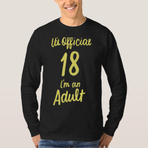 18 Birthday Finally Fun 18 Years Old Teen Girls T-Shirt