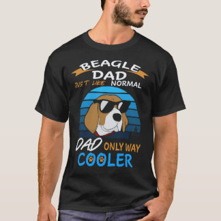 18 Dad - Beagle Dad Cooler Beagle T-Shirt