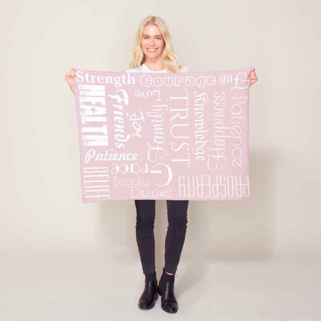 18 Extraordinary Life Wishes Blanket, fleece (In Situ)