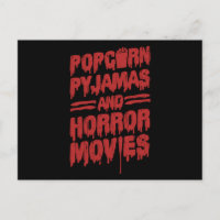 18.Horror Movie Popcorn Pyjamas And Horror Movies