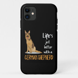 18 Life's Just Better With A German Shepherd Case-Mate iPhone Case