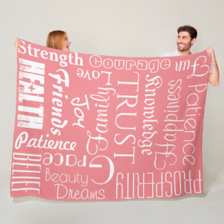 18 Personalised Names or Words Best Wishes fleece