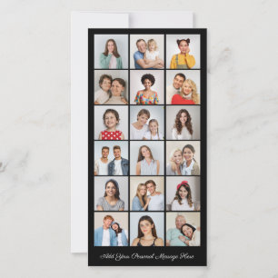 18 Photo Collage Add Your Own Greeting Card