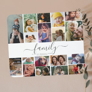 18 Photo Collage Cute Family Love Memory Mouse Pad
