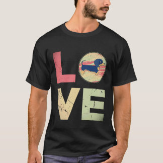 18 Retro vintage Dachshund Dog Mum Gifts Dachshund T-Shirt