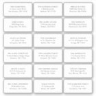 18 Wedding Guest Recipient Name Address Shipping