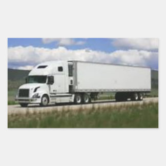 18 Wheeler Freight Truck on a sticker