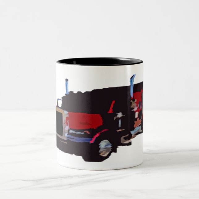 18 wheeler mug (Center)