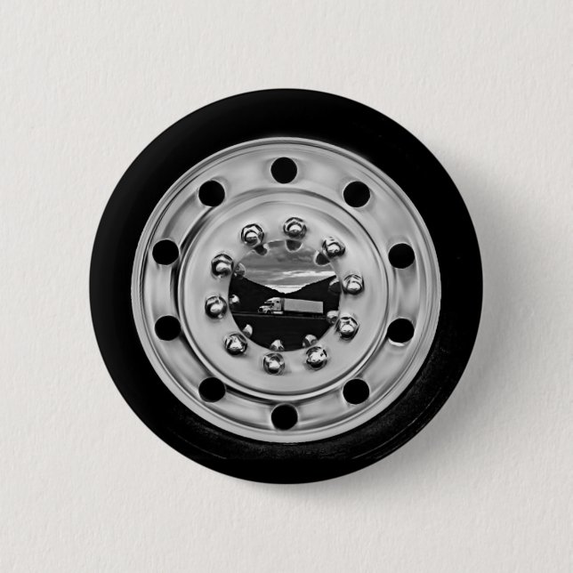 18 Wheelin' 6 Cm Round Badge (Front)