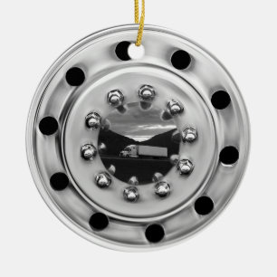 18 Wheelin' Ceramic Tree Decoration