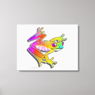18"X24" CANVAS PRINT - FROG POP ART