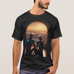18-year-old boy and an 18-year-old blonde girl T-Shirt