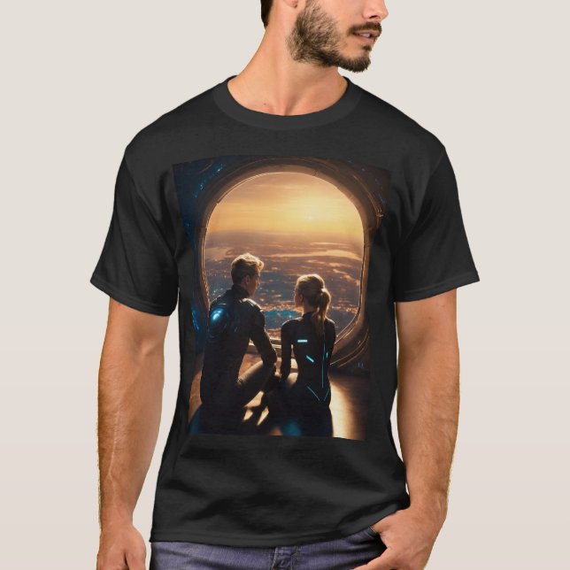 18-year-old boy and an 18-year-old blonde girl T-Shirt (Front)