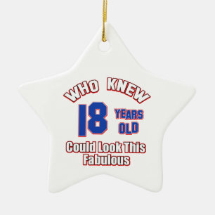 18 year old look fabulous ceramic tree decoration