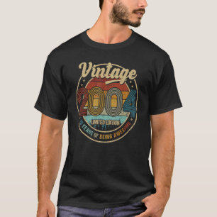 18 Year Old Vintage 2004 18th Birthday 1 T-Shirt