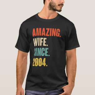 18 Year Wedding Anniversary For Her Amazing Wife S T-Shirt