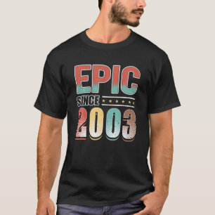 18 Years Old 18Th Birthday Decoration Epic Since 2 T-Shirt