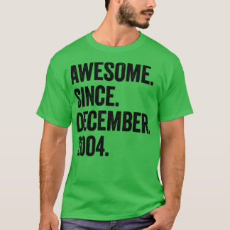 18 Years Old December 2004 18th Birthday2 T-Shirt