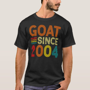 18th Birthday 18 Years Old Goat Since 2004 T-Shirt