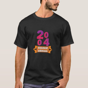 18Th Birthday 2004 Girls And Boys 18 Years Limited T-Shirt