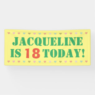 18th Birthday Announcement Banner