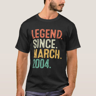 18th Birthday Boy Teen 18 Years Old Legend Since M T-Shirt