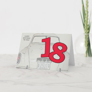 18th Birthday Card