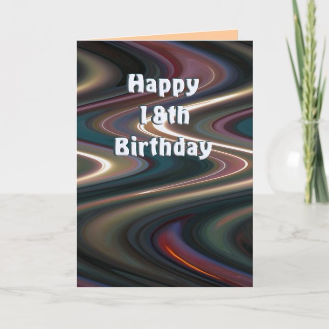 18th Birthday Card (Front)